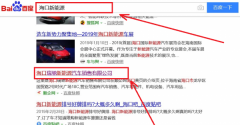 海口瑞馳新能源汽車銷售有限公司與海洋網絡簽署萬詞霸屏項目