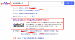 濟南銀*世紀智能科技有限公司SEO優化快上詞效果展示