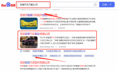蕪湖*奇汽車股份有限公司網絡營銷讓網站輕松覆蓋在搜索引擎