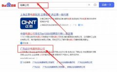廣東必*電器有限公司百度關鍵詞排名最快上詞效果展示